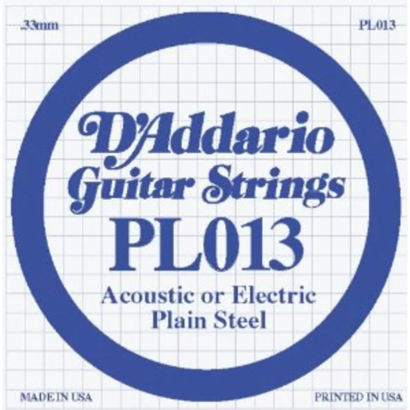 Single Guitar String - D'addario Pl013