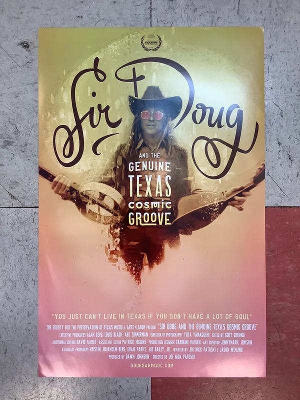 Sir Doug and the Genuine Texas Cosmic Groove - 2015 (Poster)