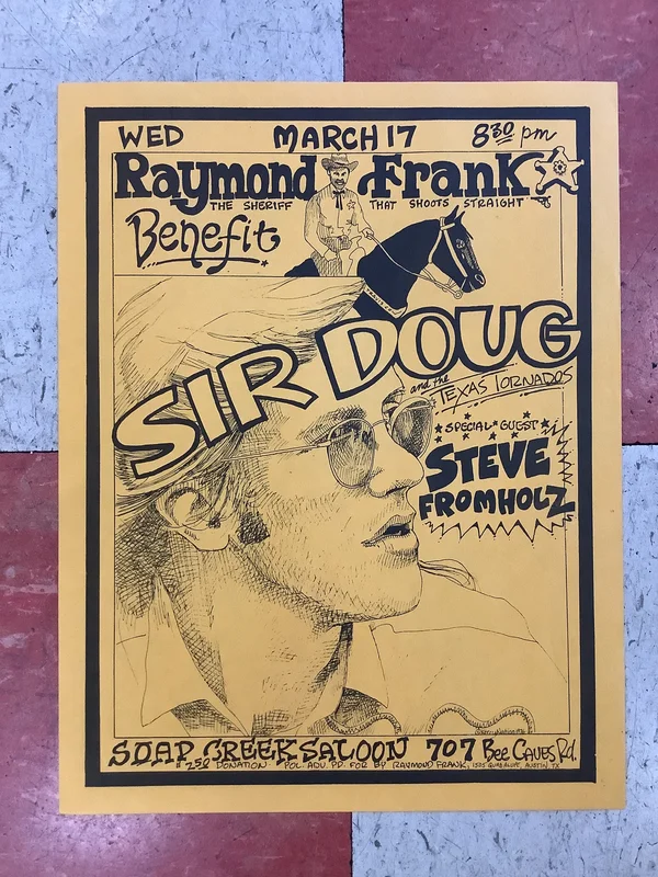 Sir Doug and The Texas Tornados at Soap Creek Saloon - 1976 (Poster)