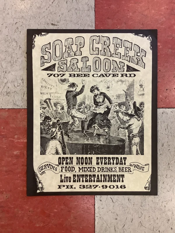 Soap Creek Saloon Flyer (Poster)