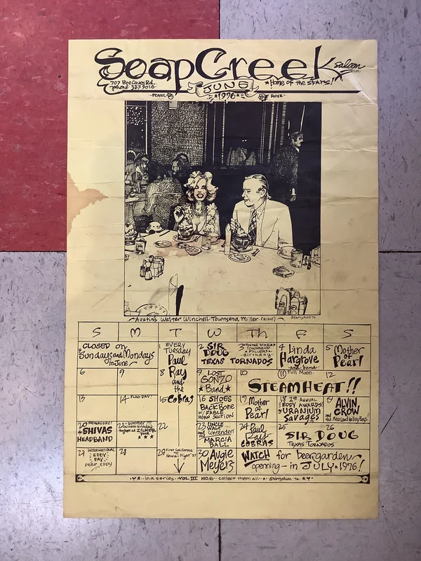 Soap Creek Saloon June Calendar - 1976 (Poster)