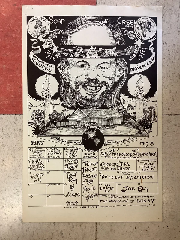 Soap Creek Saloon May Calendar - 1978 (Poster)
