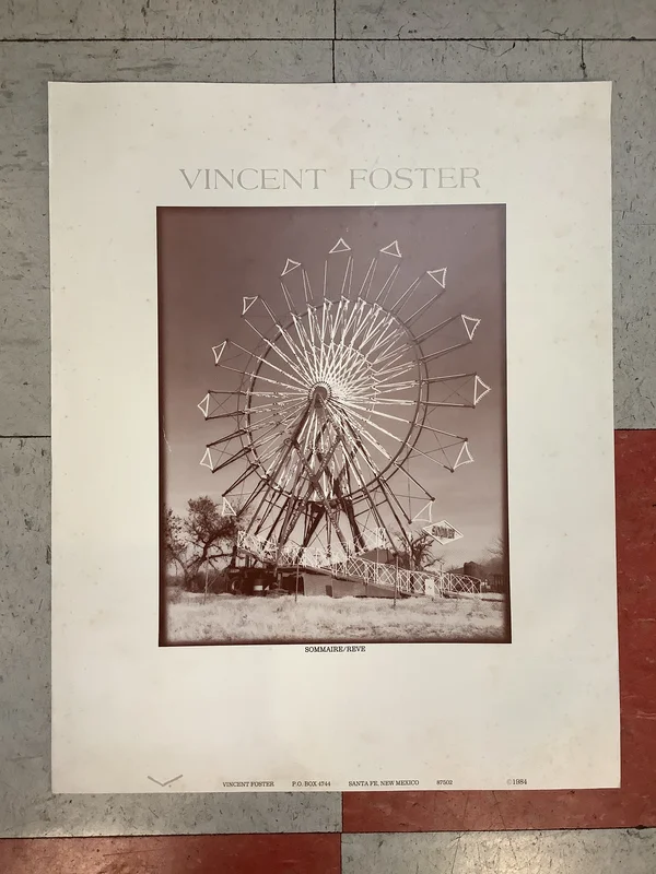 "Sommaire/Reve" by Vincent Foster - 1984 (Poster)