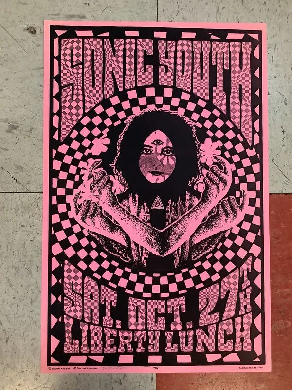 Sonic Youth at Liberty Lunch - 1990 (Poster)