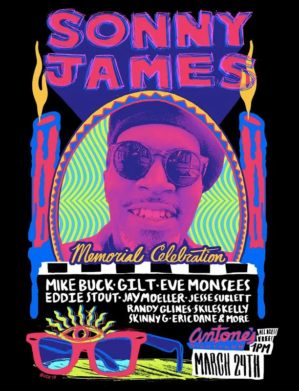Sonny James Memorial Celebration at Antone's Nightclub - 2019 (Poster)