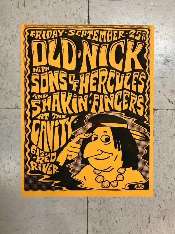 Sons of Hercules at Cavity Club - 1992 (Poster)