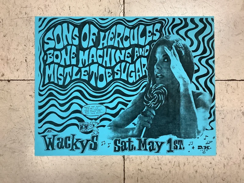 Sons of Hercules at Wacky's - 1993 (Poster)
