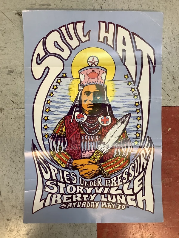 Soul Hat at Liberty Lunch - 1992 (Poster)