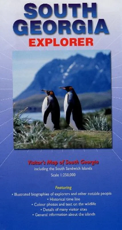 South Georgia Explorer: Visitor's Map of South Georgia Including the South Sandwich Islands (Ocean Explorer Maps)