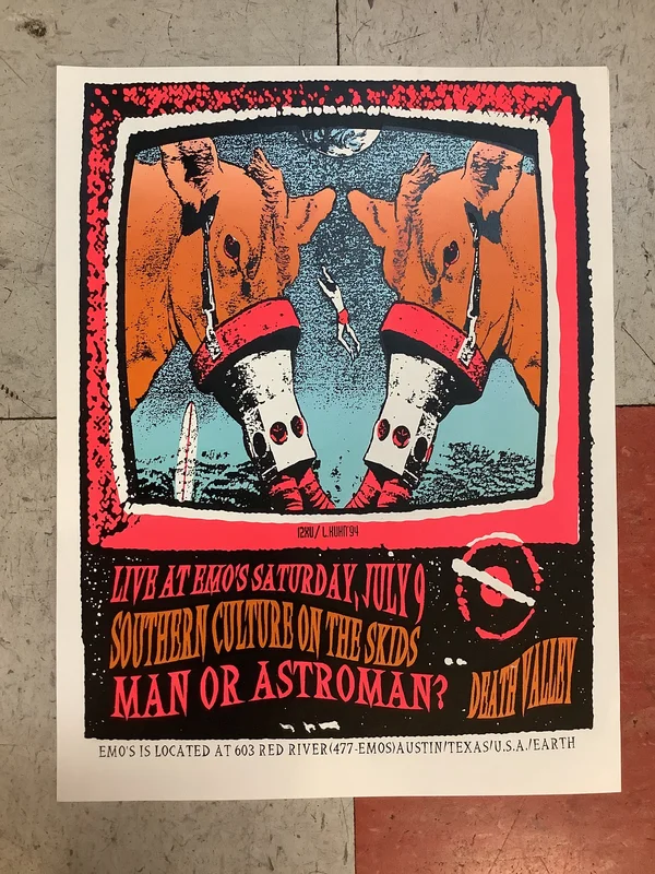 Southern Culture on the Skids at Emo's - 1994 (Poster)