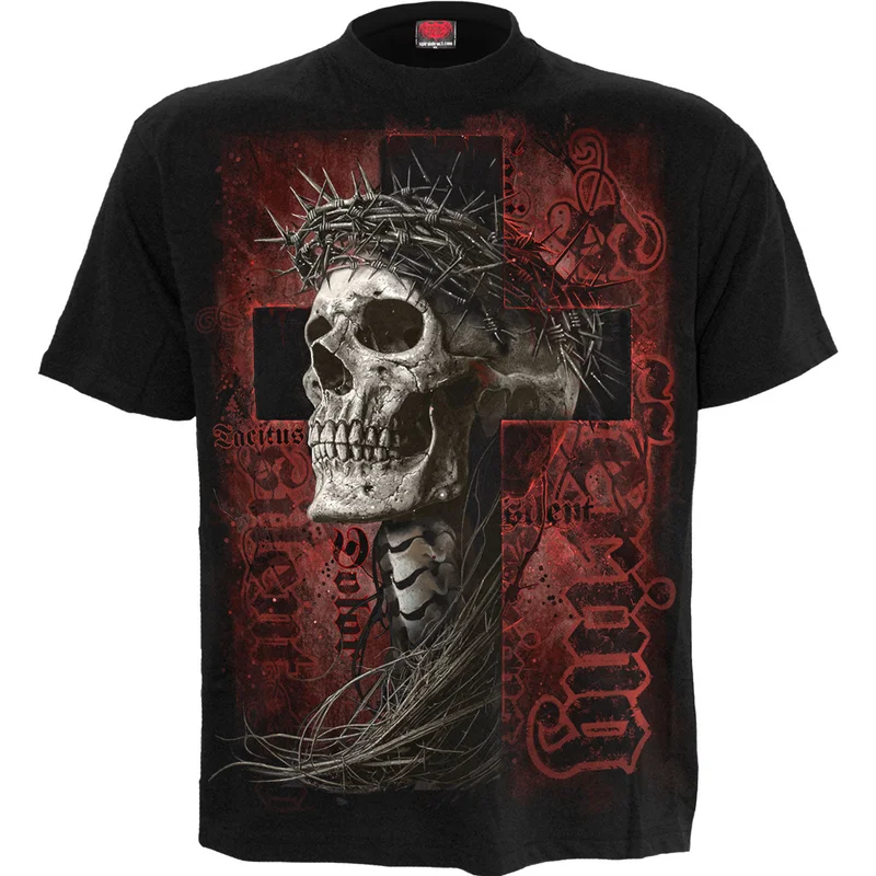 Spiral Unisex T-Shirt: Silent Suffering Black