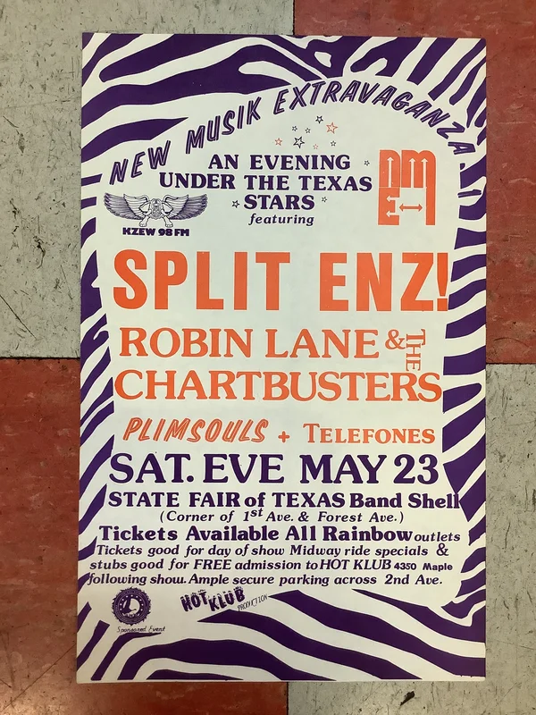 Split Enz! at State Fair of Texas Band Shell (Poster)
