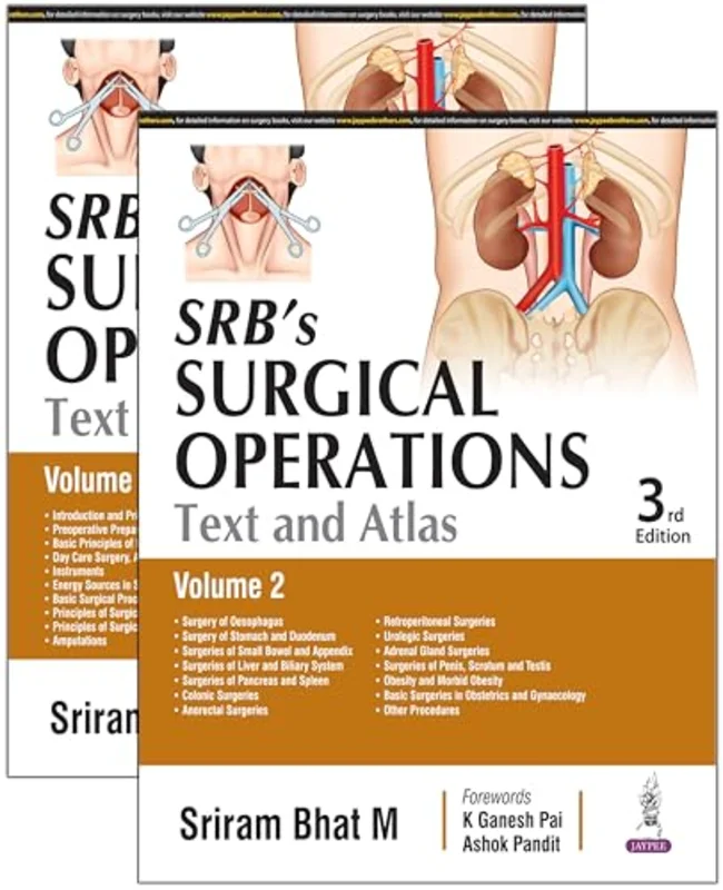 SRBs Surgical Operations: Text and Atlas : Two Volume Set