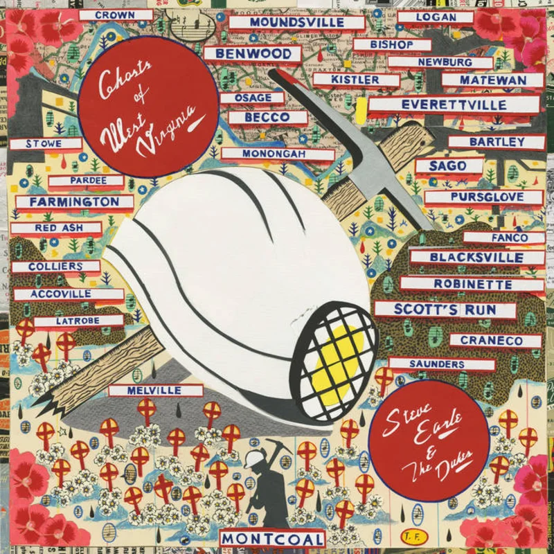 Steve Earle & The Dukes - Ghosts of West Virginia LP (Ltd Indie Exclusive Blue & Gold Vinyl Edition)