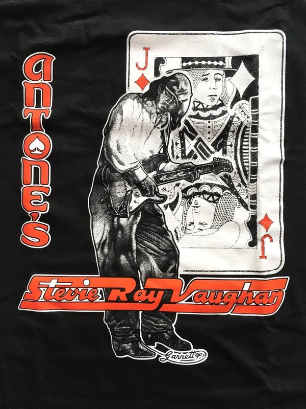 Stevie Ray Vaughan Antone's T-Shirt Black