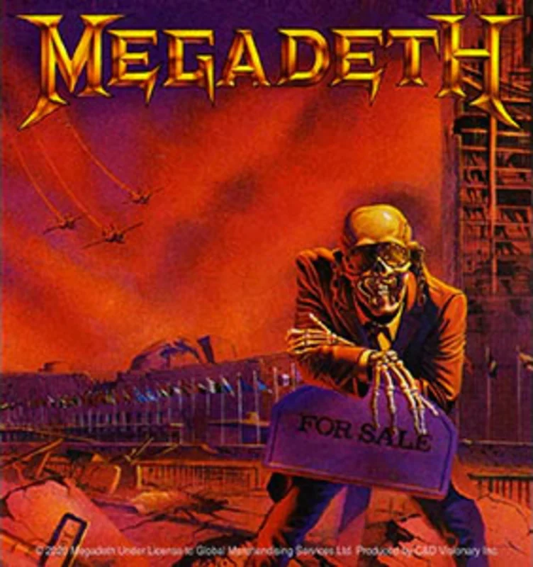 Stickers: Megadeth-Peace Sells (officially licensed)