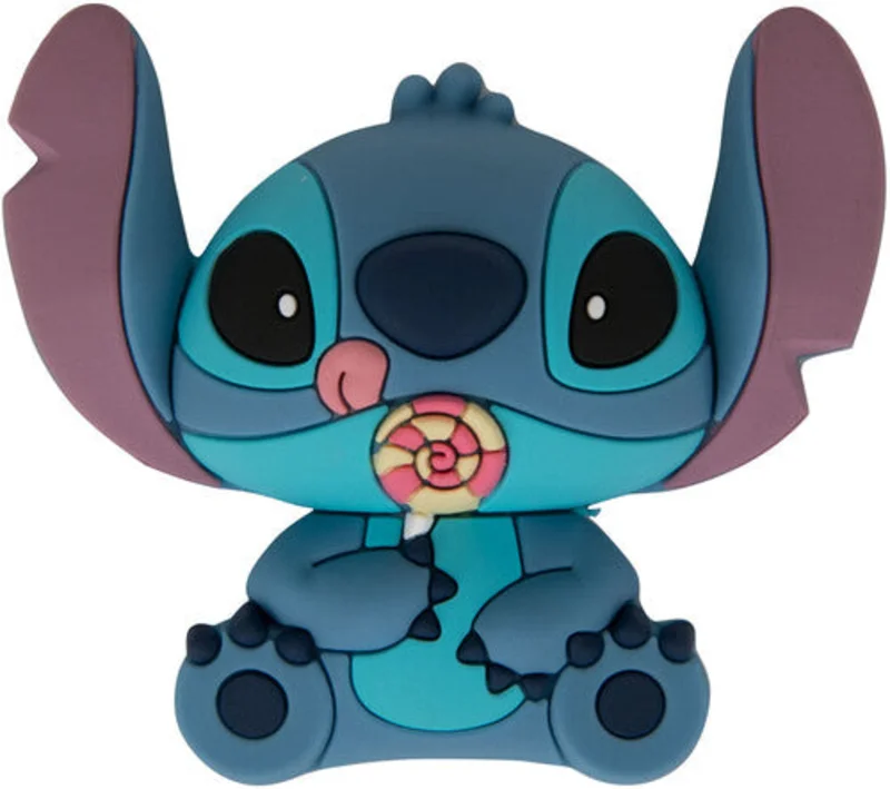 Stitch With Lollipop 3D Foam Magnet