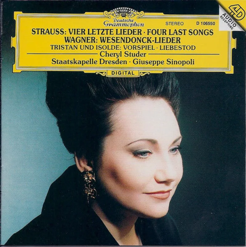 Strauss*  Wagner* - Cheryl Studer  Staatskapelle Dresden  Giuseppe Sinopoli - Vier Letzte Lieder  Wesendonck-Lieder  Tristan Und Isolde (CD)