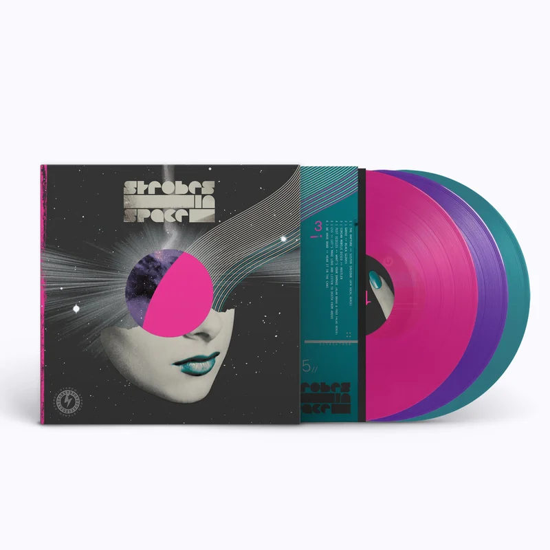 Strobes in Space (Indie Sleaze, Nu Rave & Future Disco 2000-2009) (Limited Deluxe 3LP Neon Pink, Purple, Petrol Tri-colour Vinyl)