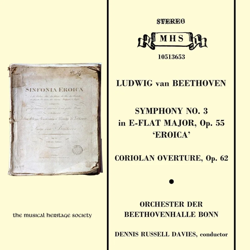 Symphony No. 3 In E Flat, Op. 55 "Eroica": I. Allegro con brio (based on the New Critical Edition, 1992 by Bathia Churgin)