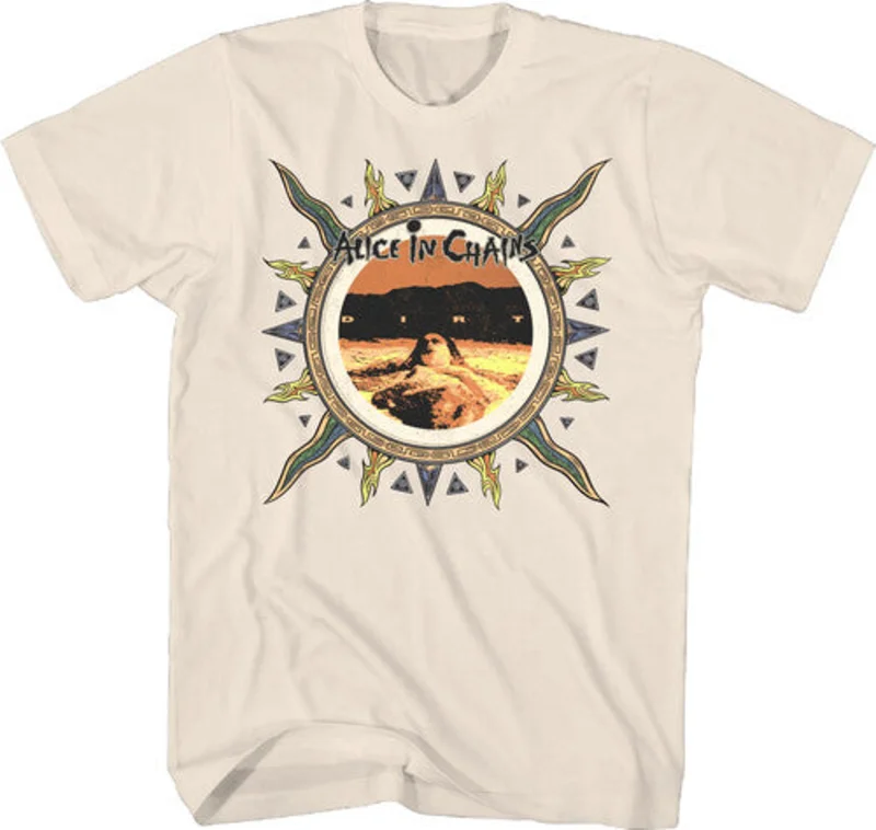 T-Shirt: Alice In Chains-Dirty Sun Logo