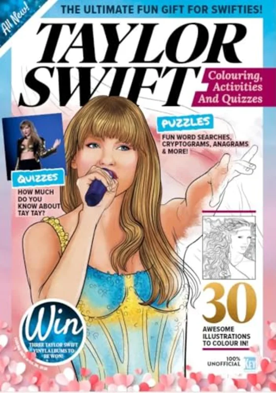 Taylor Swift: Colouring, Activities and Quizzes
