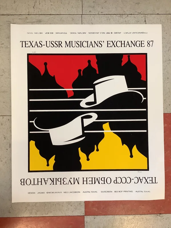Texas-USSR Musicians' Exchange - 1987 (Poster)