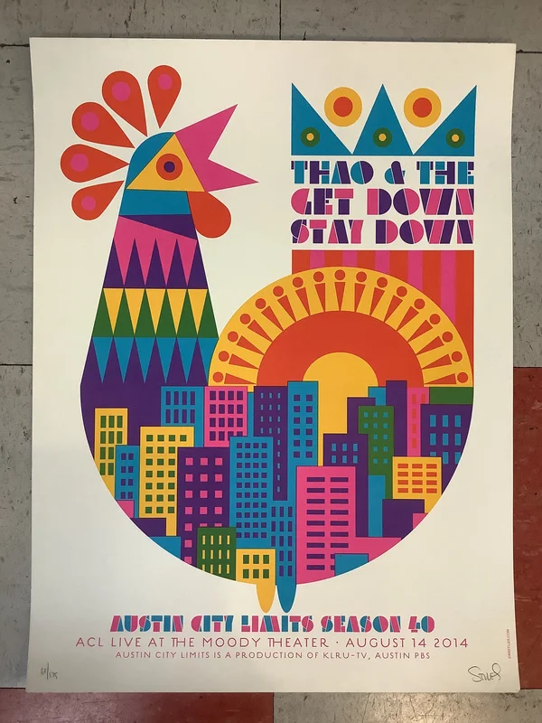 Thao & the Get Down Stay Down at Austin City Limits - 2014 (Poster)