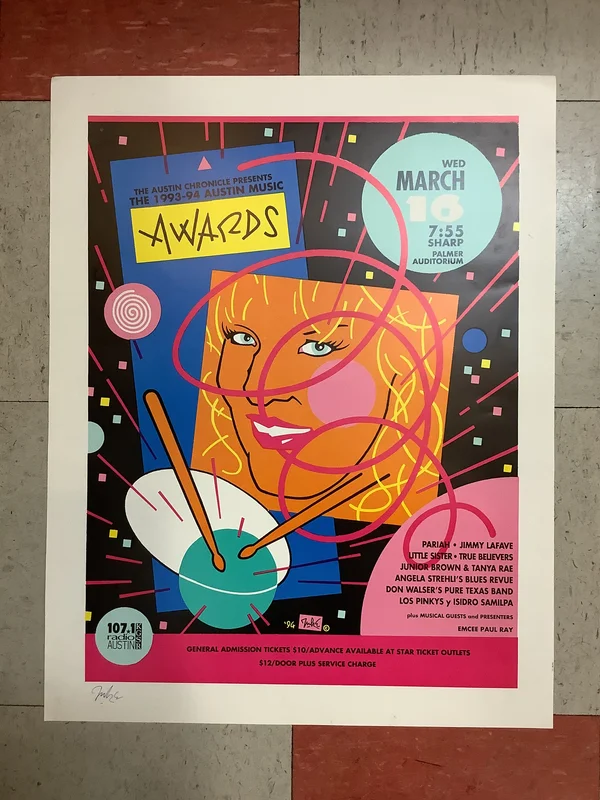 The 1993-1994 Austin Music Awards (Poster)
