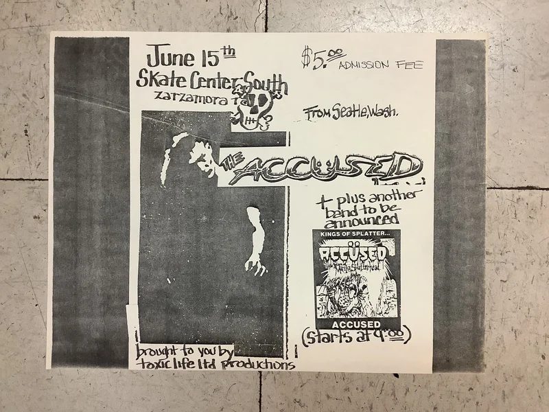 The Accsed and Zarzamora at Skate Center South (Poster)
