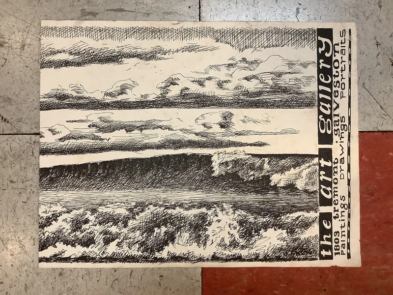 The Art Gallery in Galveston (Poster)