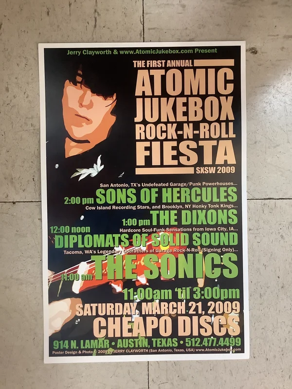 The Atomic Jukebox Rock-N-Roll Fiesta - 2009 (Poster)