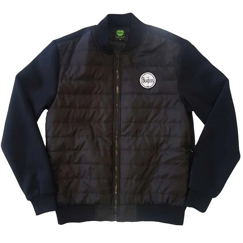 The Beatles Unisex Quilted Jacket: Drum Logo Large
