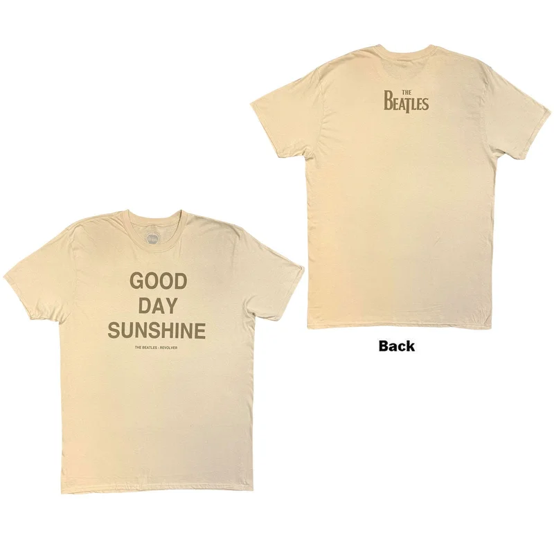 The Beatles Unisex T-Shirt: Good Day Sunshine Sand