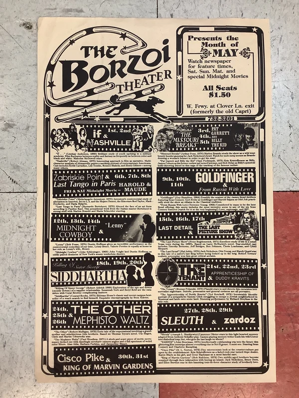 The Borzoi Theater May Calendar (Poster)