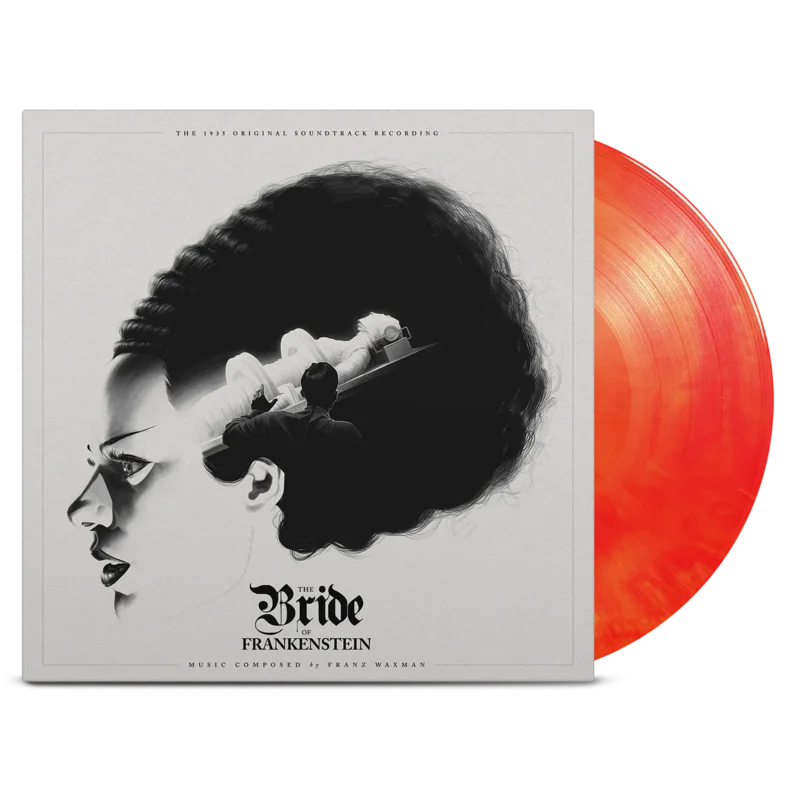 The Bride of Frankenstein - Vinyl Soundtrack (Red and Yellow Handpour)