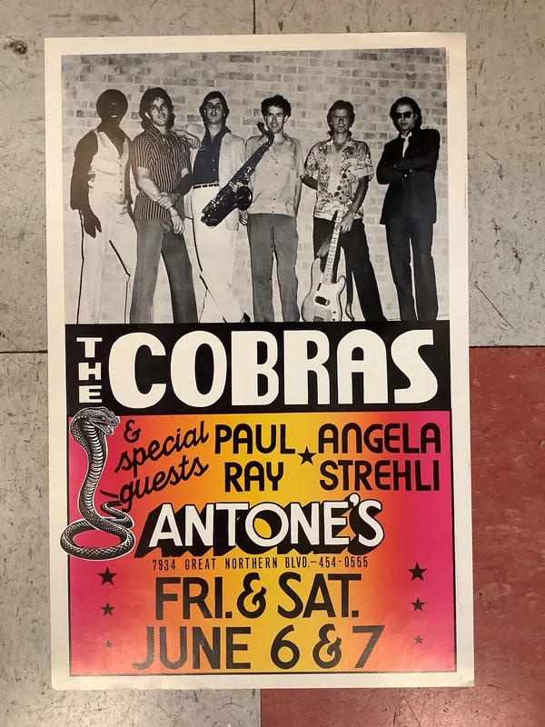 The Cobras at Antone's Nightclub - 1980 (Poster)
