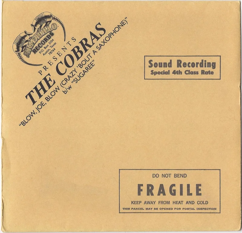 The Cobras - Blow, Joe, Blow (Crazy 'Bout A Saxaphone / Sugaree (Vinyl)