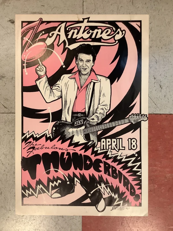 The Fabulous Thunderbirds at Antone's Nightclub - 1980 (Poster)