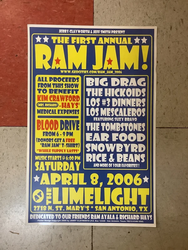 The First Annual Ram Jam at The Limelight - 2006 (Poster)