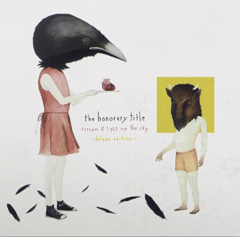 The Honorary Title-Scream & Light Up The Sky (Deluxe Heart on a Platter Color In Color Splatter 2XLP)