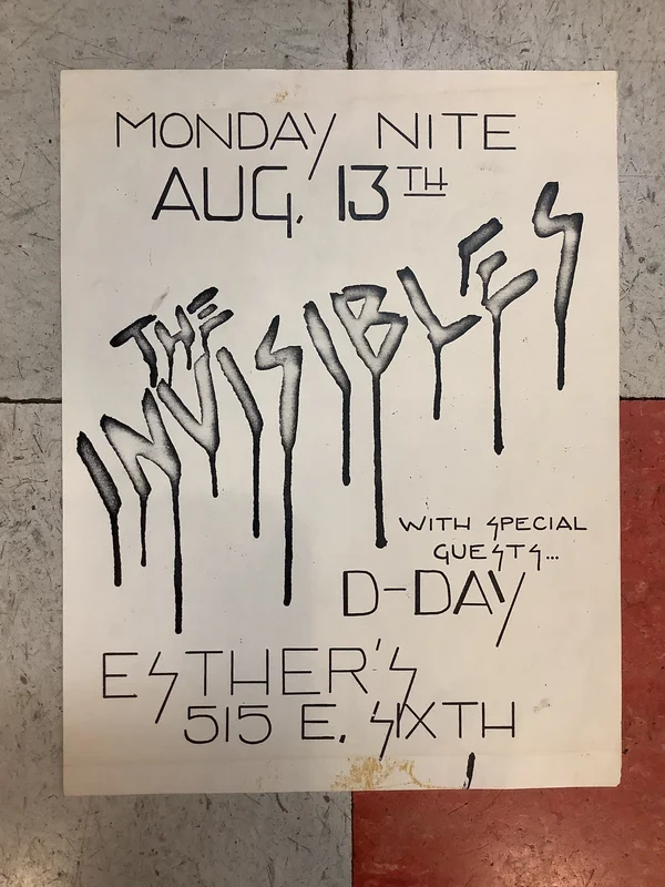 The Invisibles at Esther's (Poster)
