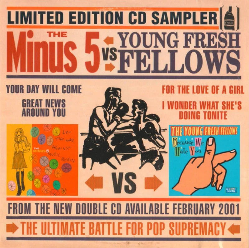 The Minus 5 vs. Young Fresh Fellows - Young Fresh Fellows vs. The Minus 5 CD Sampler (CD)