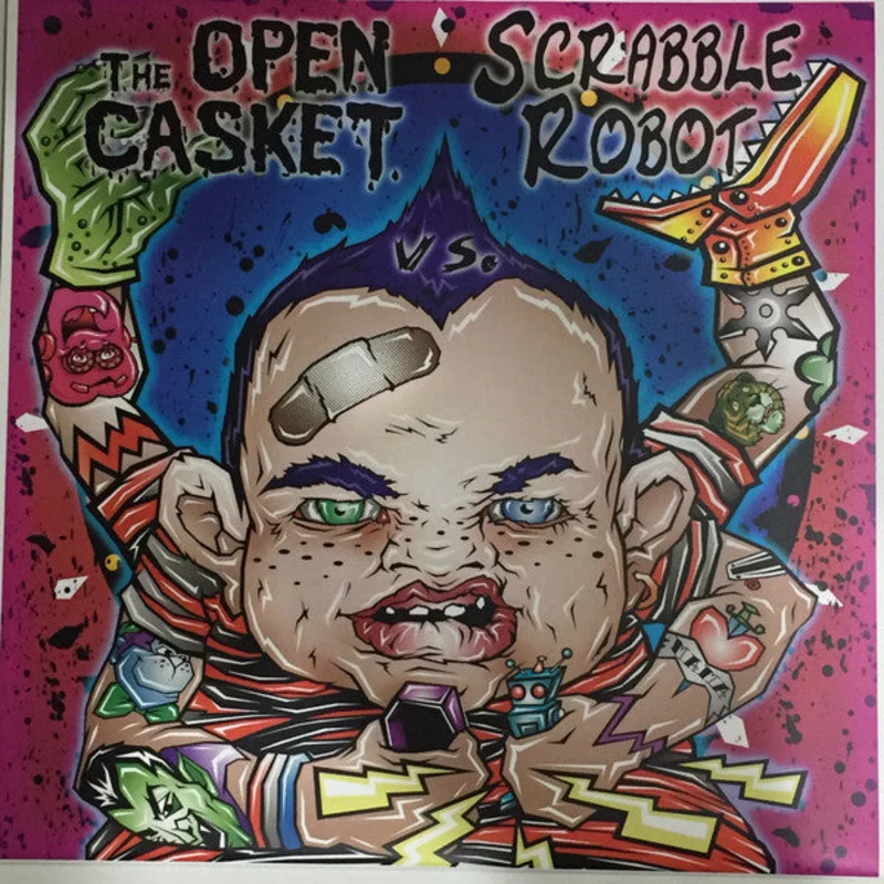The Open Casket / Scrabble Robot - The Open Casket Vs. Scrabble Robot (Vinyl)
