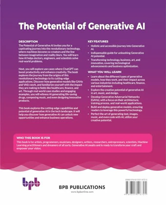 The Potential of Generative AI : Transforming technology, business and art through innovative AI applications