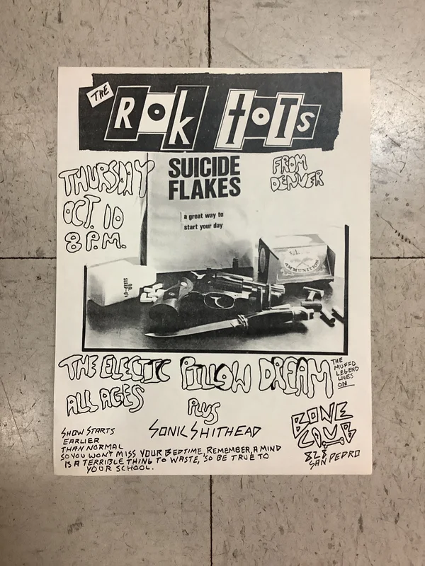 The Rok Tots at Bone Club (Poster)