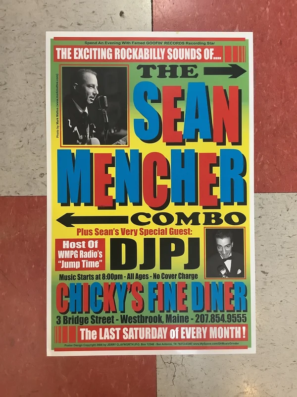 The Sean Mencher Combo at Chicky's Fine Diner - 2006 (Poster)