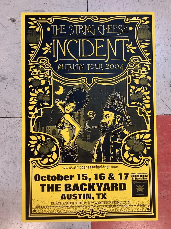The String Cheese Incident at The Backyard - 2004 (Poster)