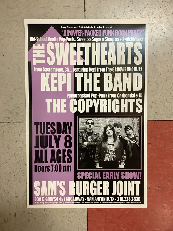 The Sweethearts at Sam's Burger Joint - 2008 (Poster)