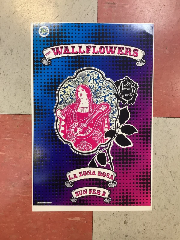 The Wallflowers at La Zona Rosa (Poster)
